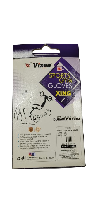 Vixen Sports Gym Gloves