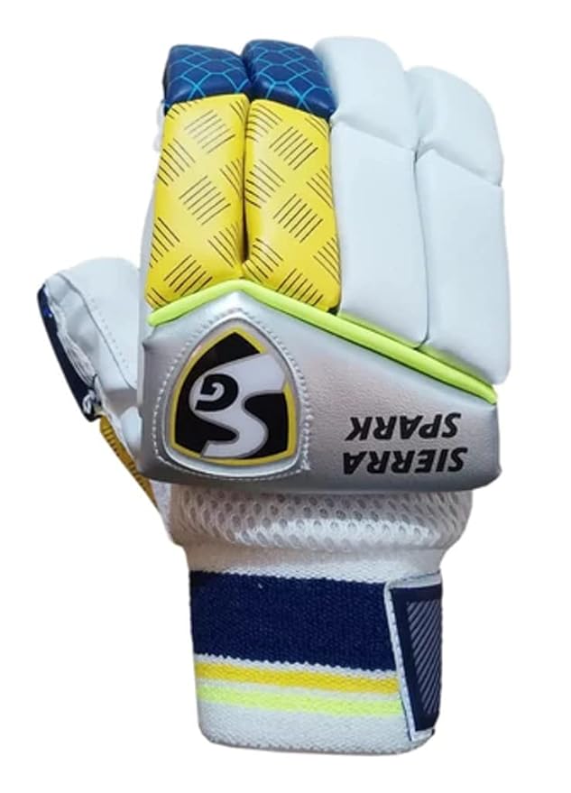 SG Sierra Spark Leather Batting Gloves