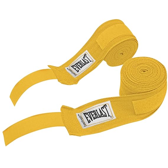 Everlast Boxing Hand Wraps (Yellow, 180)