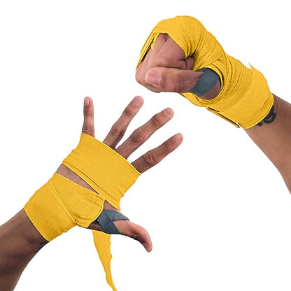 Everlast Boxing Hand Wraps (Yellow, 180)