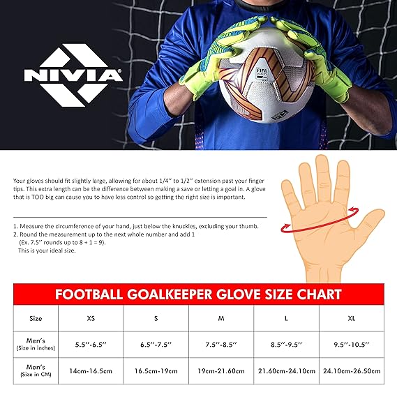 NIVIA Blaze Synthetic Goalkeeper Gloves