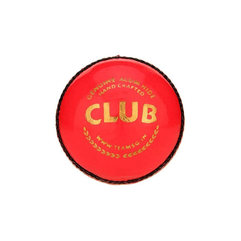 SG Club™ Pink High Quality Four-Piece Water Proof Cricket Leather Ball (SG Pink Ball)