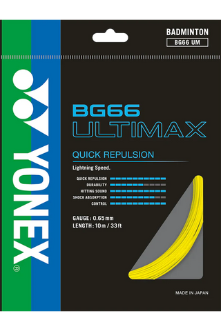 Yonex BG 66 Ultimax Badminton String Set (10m)