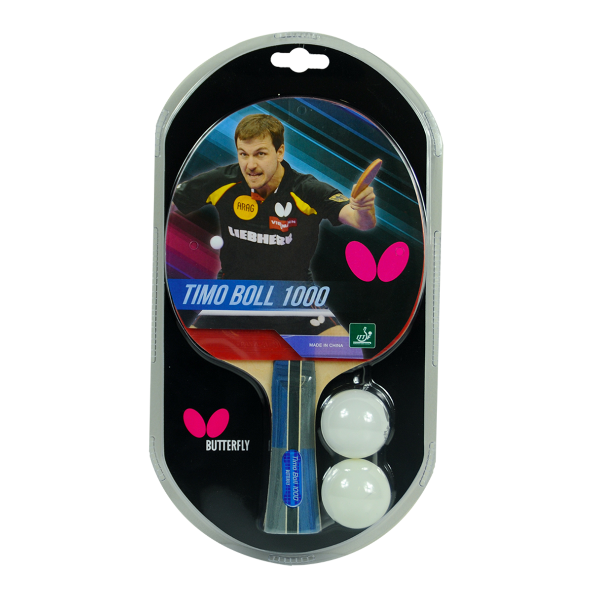 BUTTERFLY TIMO BOLL 1000 TABLE TENNIS BAT