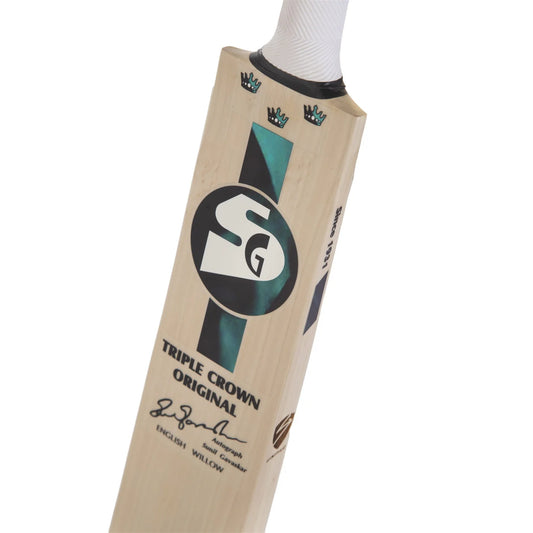 SG Triple Crown Original Grade 1 traditionally shaped for superb stroke English Willow Cricket Bat