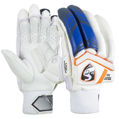 SG Test RO Batting Gloves with Premium Quality Sheep Leather Palm