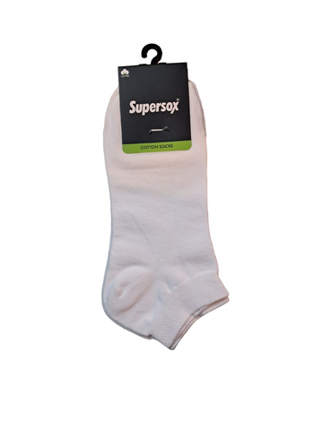 SUPERSOX WHITE SPORTS SOCKS