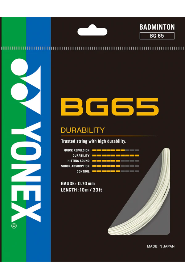 Yonex BG 65 Badminton String Set (10m)