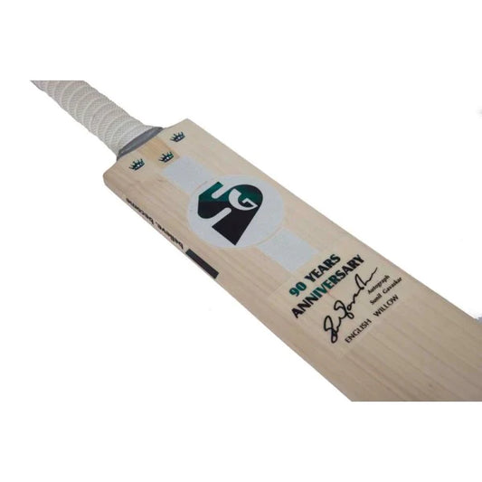 SG 90 YEARS ANNIVERSARY Grade 1 Worlds Finest English Willow highest quality and performance Cricket Bat (with SG|Str8bat Sensor)