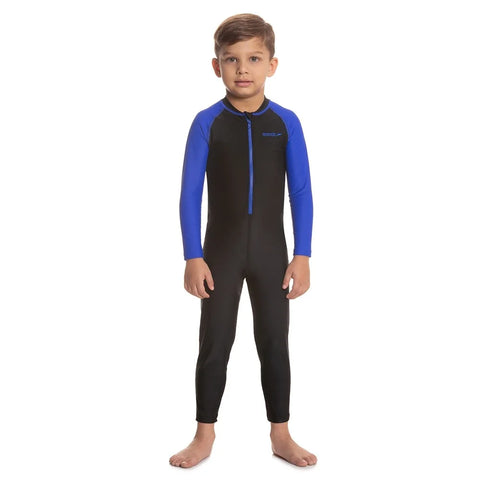 SPEEDO Color Block All In 1 Suit KIDS SWIMWEAR