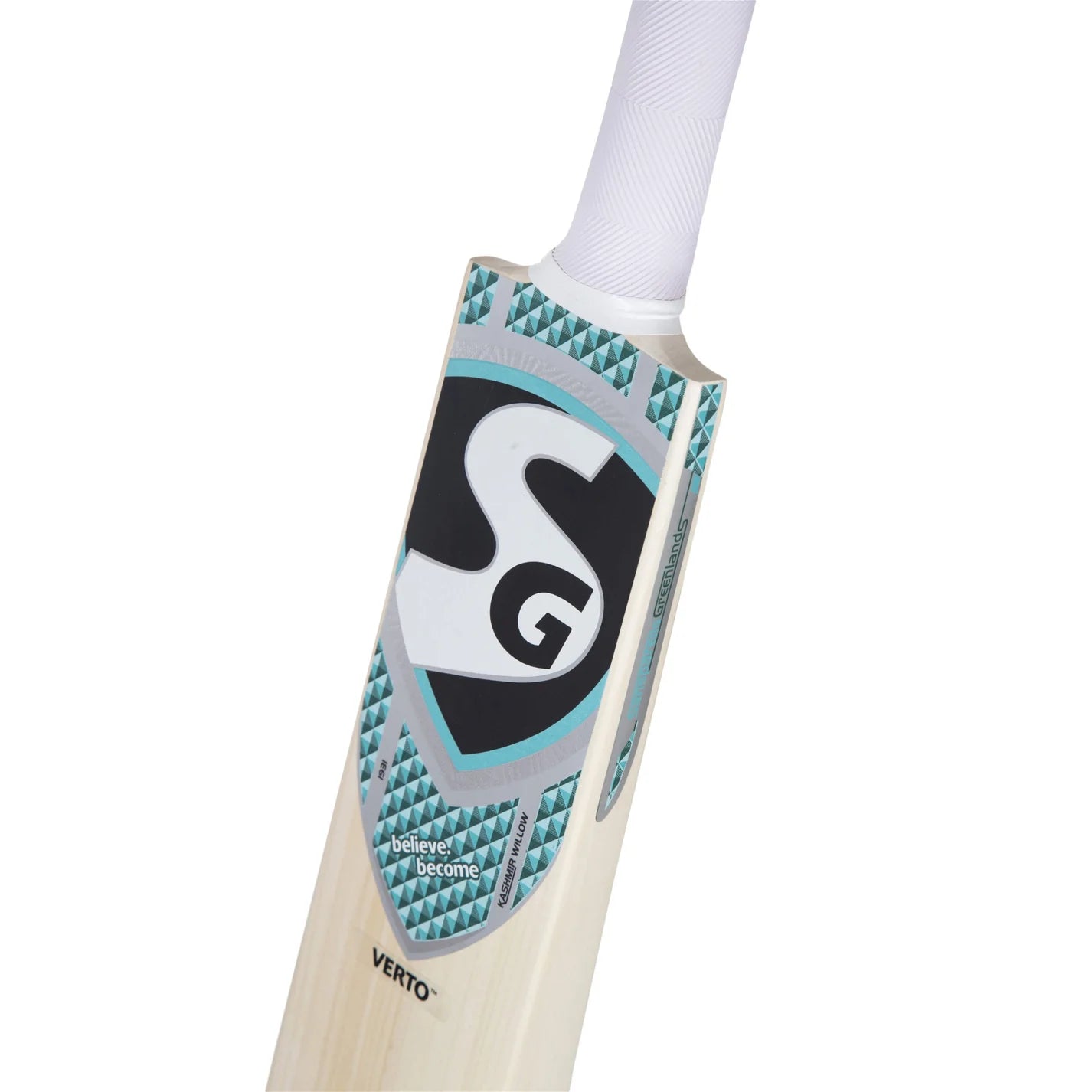 SG Verto Premium Kashmir Willow traditional shaped Cricket Bat