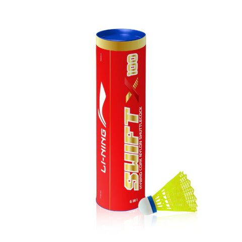 Li-Ning Swift X100 Nylon Shuttlecock Yellow (Medium)