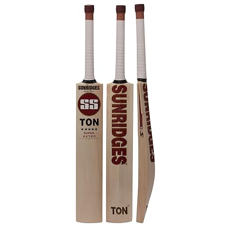 SS Retro Super English Willow Cricket Bat-HARROW