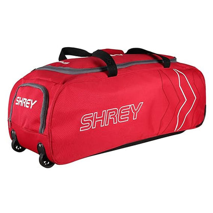 SHREY KARE WHEELIE BAG (BLACK/RED/BLUE)