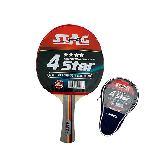 STAG 4 STAR TABLE TENNIS BAT