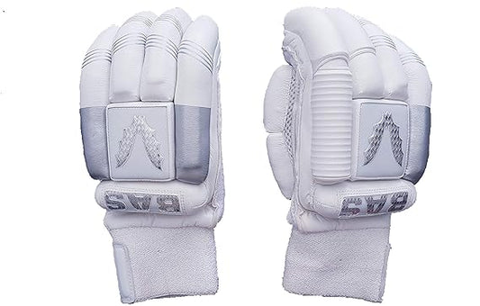 BAS White Limited Edition Batting Gloves