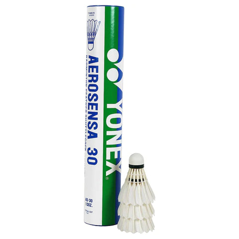 Yonex Aerosensa 30 Badminton Feather Shuttlecock (White)