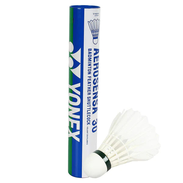 Yonex Aerosensa 30 Badminton Feather Shuttlecock (White)