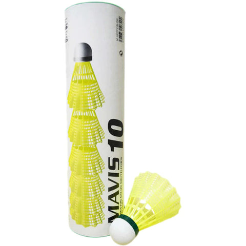 Yonex Mavis 10 Nylon Shuttlecock (Green Cap Yellow)