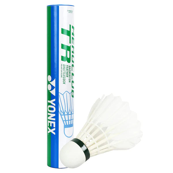 Yonex Aeroclub TR Badminton Feather Shuttlecock (White)