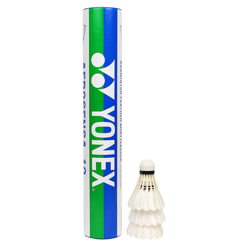 Yonex Aerosensa 10 Badminton Feather Shuttlecock (White)